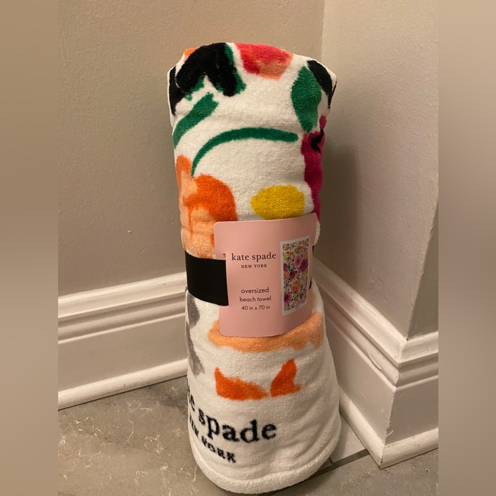 NWT Kate Spade oversized beach towel